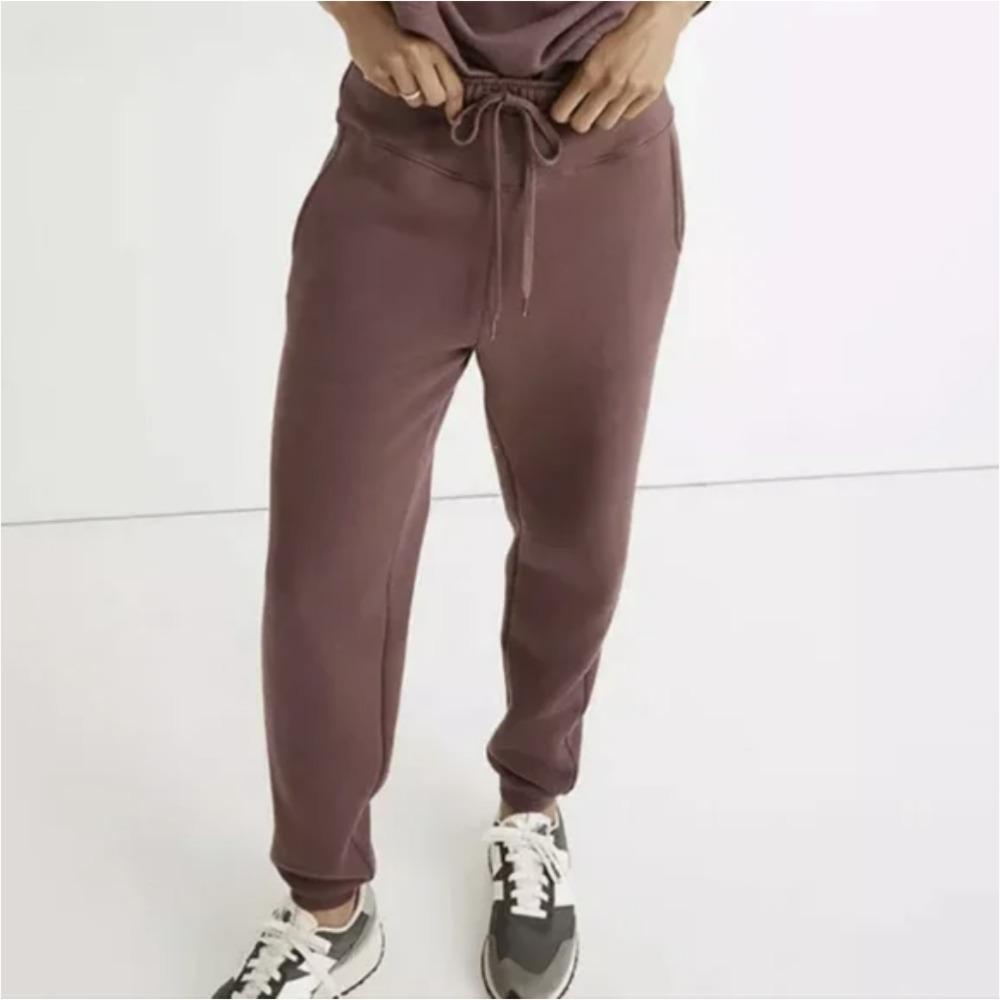 Madewell MWL Betterterry Joggers Drawstring Mulberry